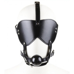 Generique Masque avec Baillon Boule Gag Bling Noir